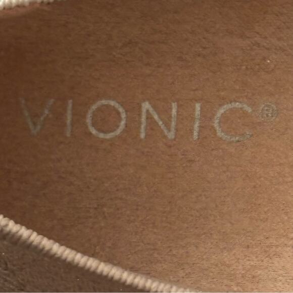 Vionic Klara Knit Skimmers Oatmeal Gold Knit Size 9 - Picture 8 of 10